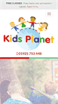 Mobile Screenshot of kidsplanetdaynurseries.co.uk